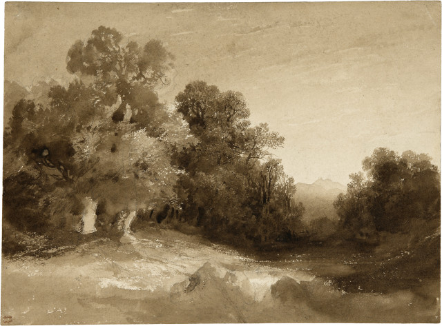Alexandre Calame : Dans la montagne, Um 1855 