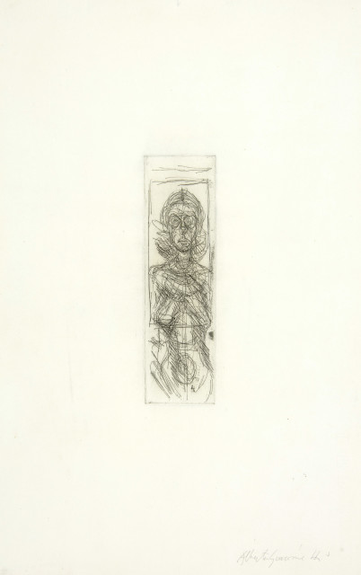 Alberto Giacometti  : Annette de face , 1955 