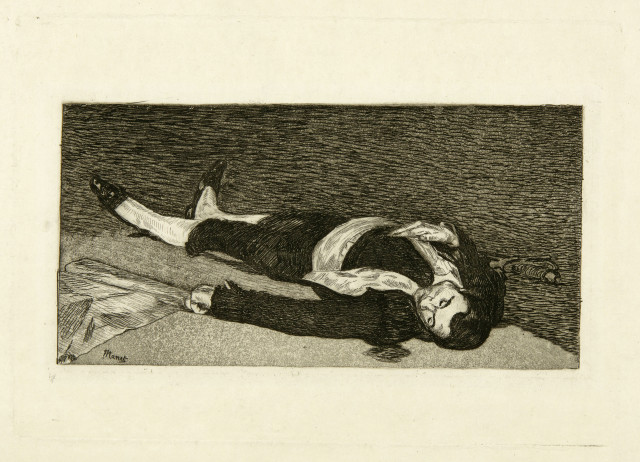 Edouard Manet  : Le Toréro mort , 1868 