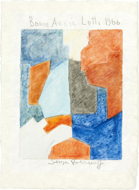 Serge Poliakoff : Composition Livre d'or, 1966 