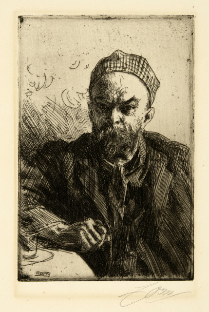 Anders Zorn  : Paul Verlaine I , 1894 