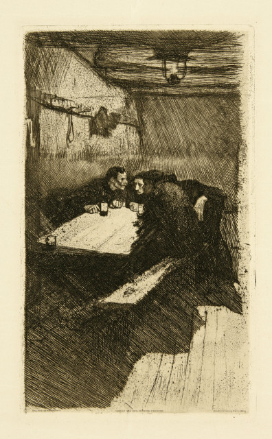 Käthe Kollwitz  : Beratung  , Zwischen 1893 und 1897 