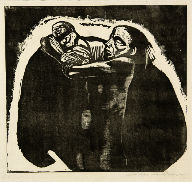 Käthe Kollwitz  : Das Opfer , Frühjahr 1922 