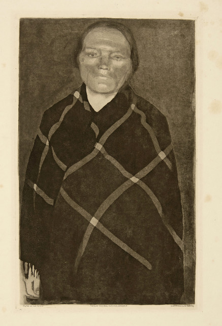 Käthe Kollwitz : Schwangere Frau, Vor September 1910 