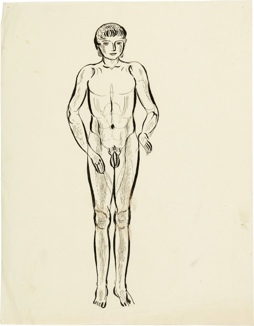 Otto Meyer-Amden  : 4 Knabenstudien , Um 1925 