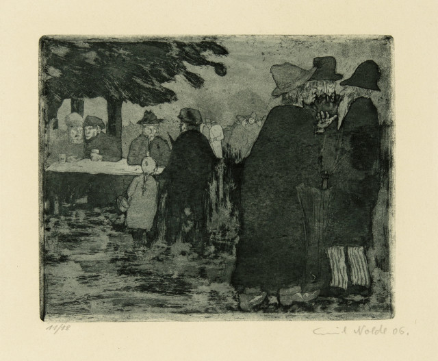 Emil Nolde : Pferdemarkt, 1906 