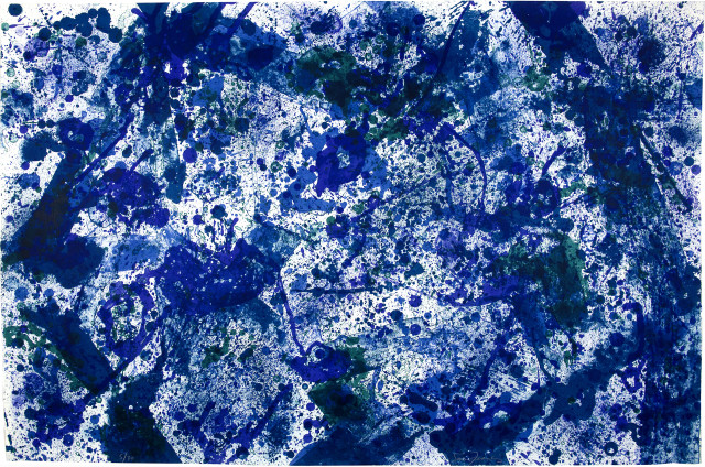 Sam Francis : Dark Blue Cup, 1973 