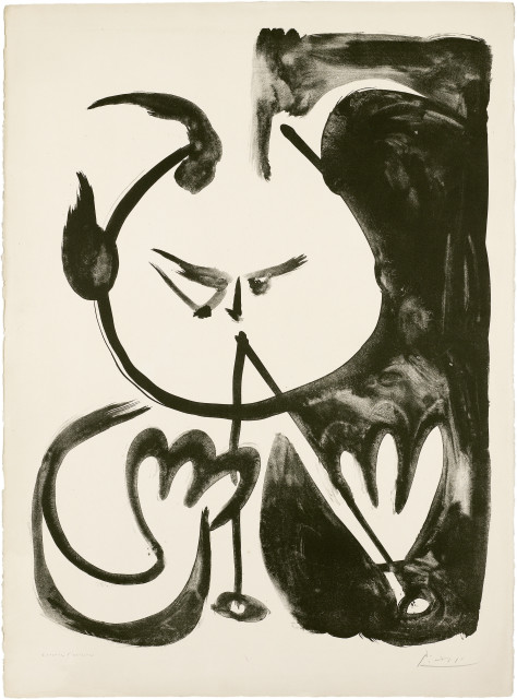 Pablo Picasso : Faune Musicien No. 5, 10. März 1948 