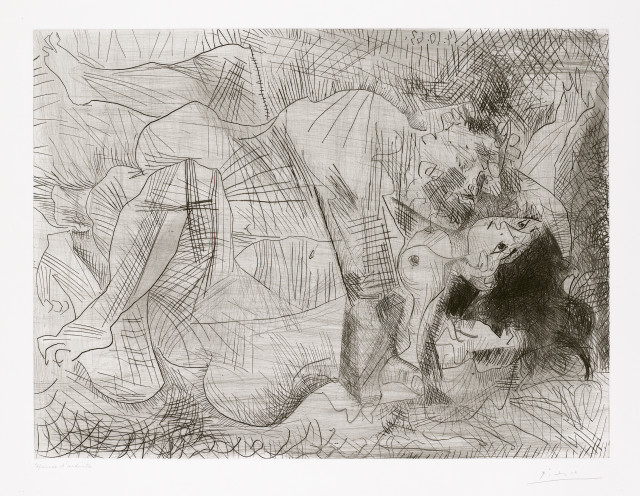 Pablo Picasso  : Étreinte. I   , 1963 