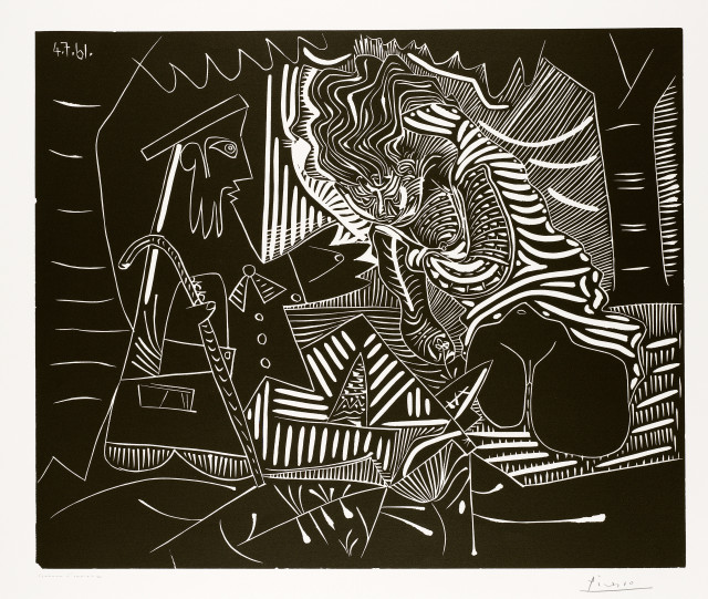 Pablo Picasso  : Variation sur Le Déjeuner sur l'herbe de  ..., 4. Juli 1961 