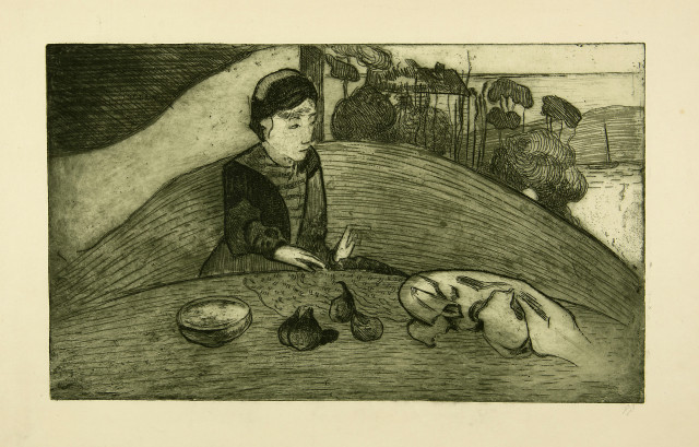 Paul Gauguin  : La Femme aux figues , 1894 
