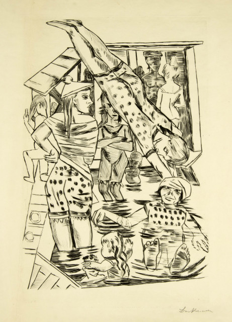 Max Beckmann : Frauenbad, 1922 