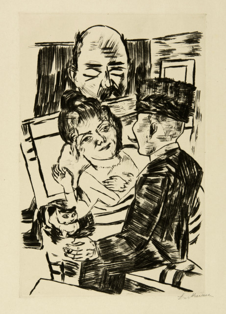 Max Beckmann : Die Pelzmütze, 1923 
