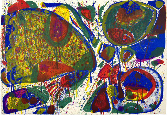 Sam Francis : Bright Jade Ghost, 1963 