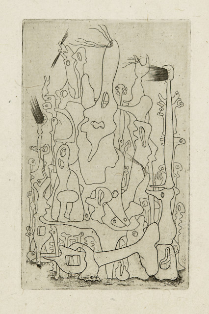 Yves Tanguy  : Alice Paalen. A même la terre , 1936 