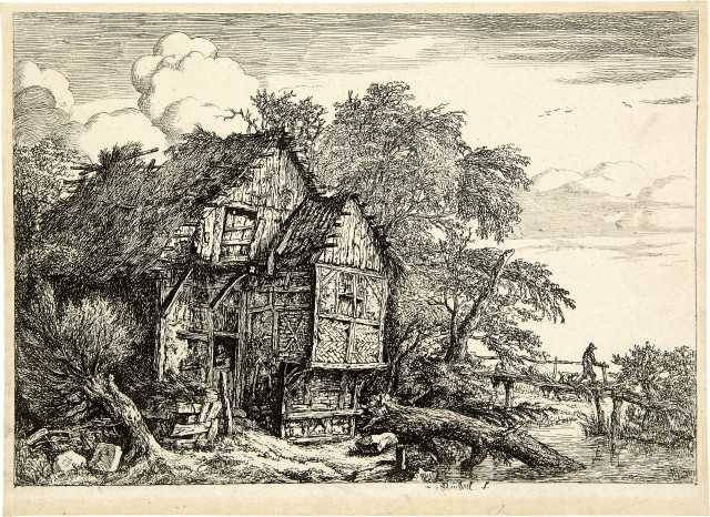 Jakob van Ruisdael : Die kleine Brücke, Um 1660 