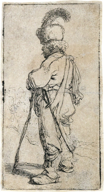 Rembrandt Harmensz. van Rijn : Polander, um 1631 