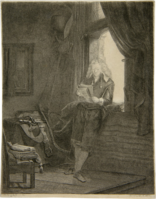 Rembrandt Harmensz. van Rijn : Jan Six, 1647 | Galerie Kornfeld ...