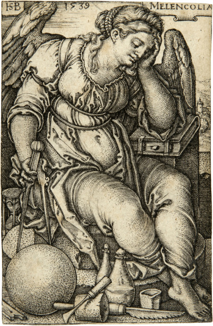 Hans Sebald Beham : Melancholia, 1539