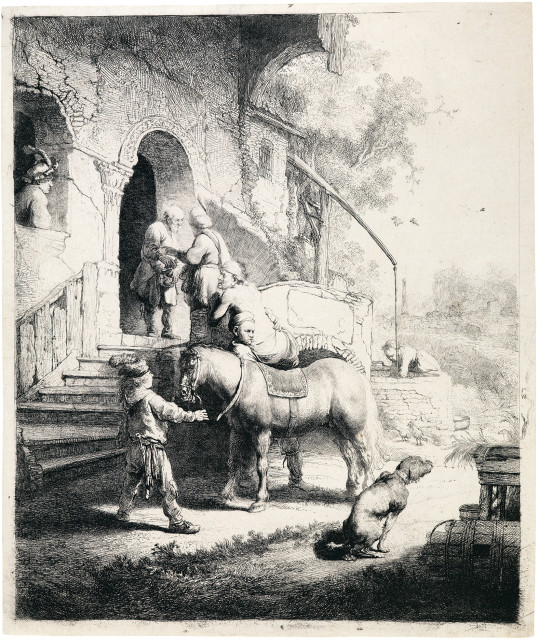 Rembrandt Harmensz. van Rijn  : Der barmherzige Samariter , 1633 