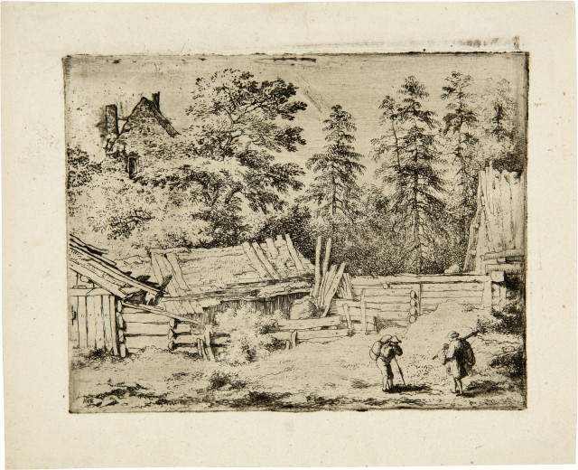 Allart van Everdingen : Die drei Hütten, um 1660 