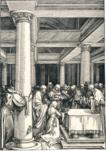 Albrecht Dürer : Die Darstellung im Tempel, um 1505