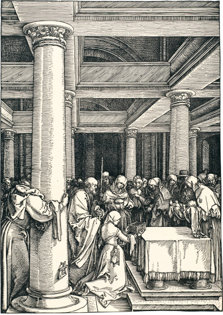Albrecht Dürer : Die Darstellung im Tempel, um 1505 