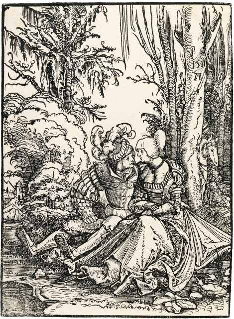 Albrecht Altdorfer  : Das Liebespaar im Wald , 1511 