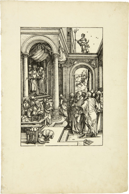 Albrecht Dürer : Mariens Tempelgang, um 1503 