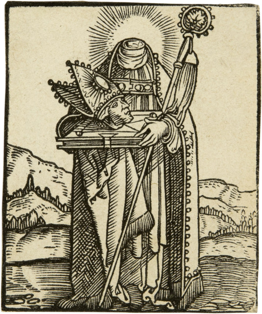 Hans Springinklee  : Der hl. Dionysius in einer Landschaft  ..., 1516 