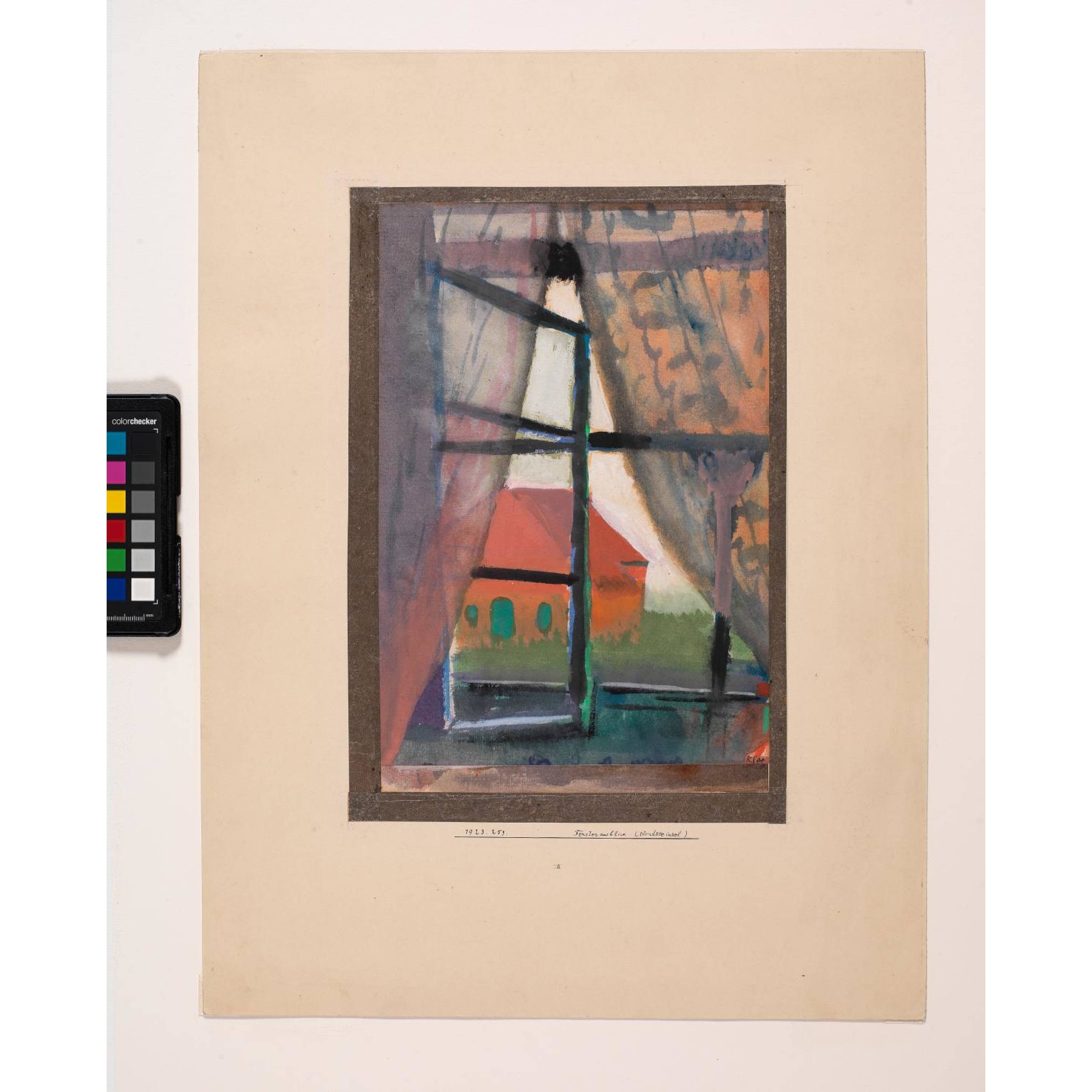 Paul Klee Fensterausblick (Nordseeinsel), 1923 work number 1923.259