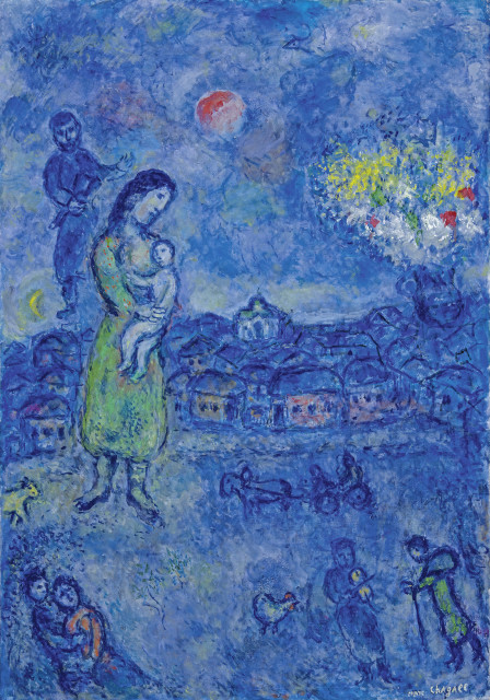 Marc Chagall : La Fête au village, 1970-1975 