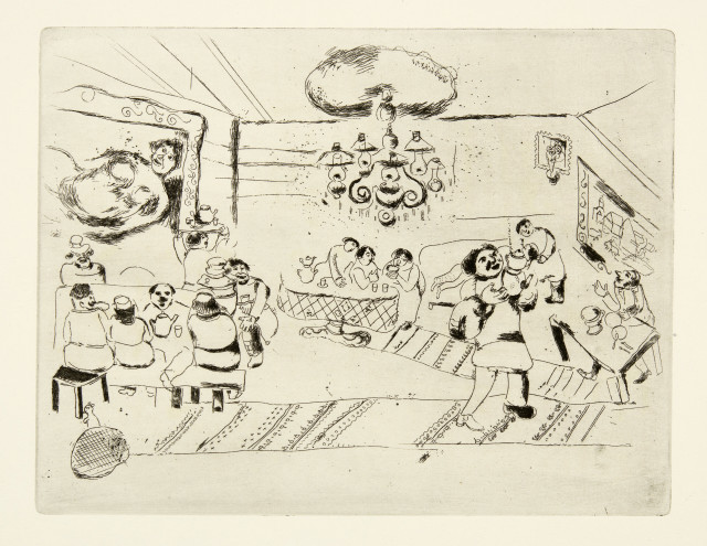 Marc Chagall  : Nicolas Gogol - Les Âmes mortes , 1927-1930, erschienen 1948 