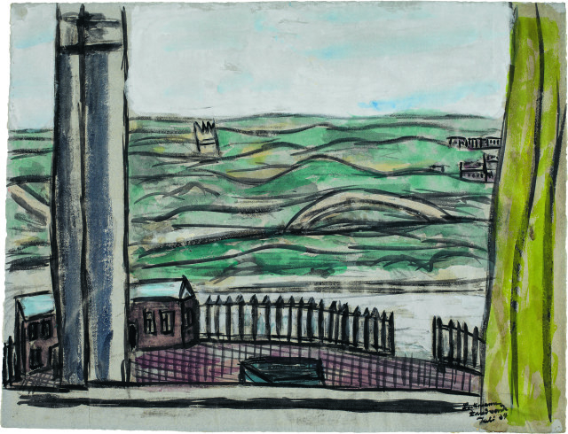 Max Beckmann  : Die Dünen in Zandvoort , Juli 1934 