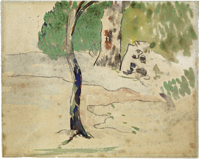 Paul Gauguin : Cours d'eau sous les arbres, Martinique, Circa 1887