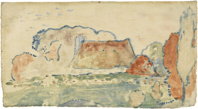 Paul Gauguin  : Paysage breton , Circa 1894