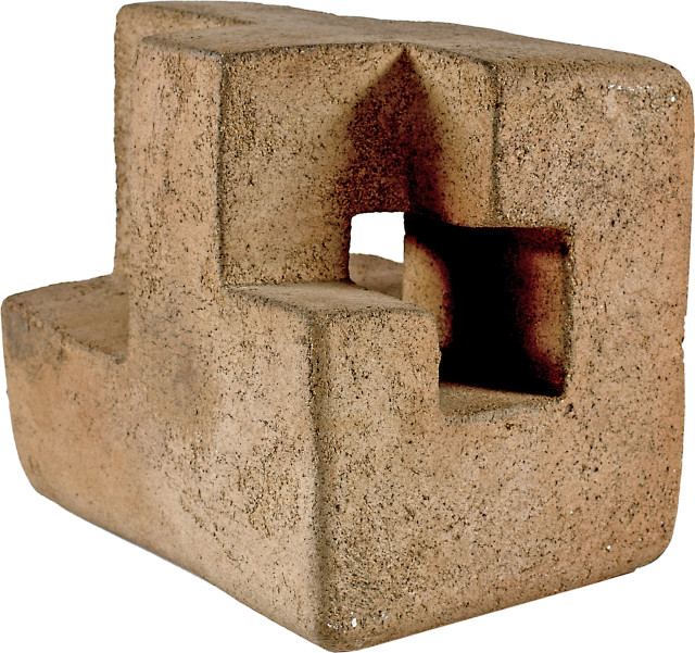 Eduardo Chillida  : Lurra 79 - Terre rouge , 1983 