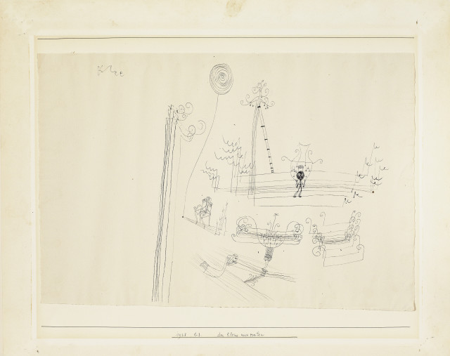 Paul Klee : Der Kleine muss ernten, 1928 - work number 1928.123 (C 3)