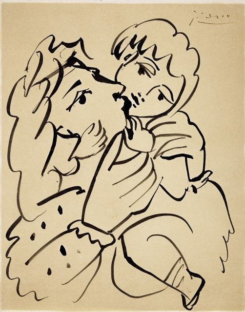 Pablo Picasso  : Mère et enfant , 1951