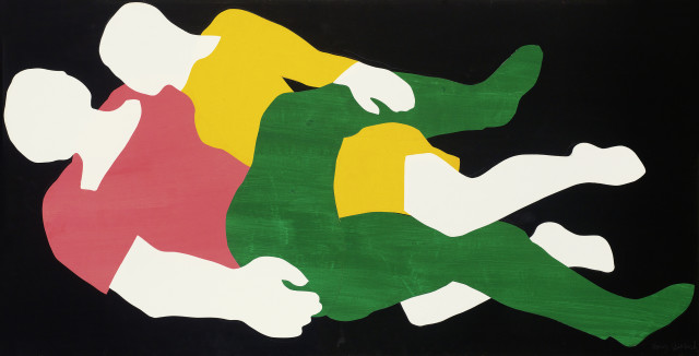 Franz Gertsch  : Liebespaar , 1967 