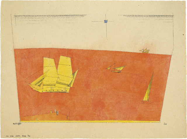 Lyonel Feininger : Untitled (Lux From Laddie), 1933