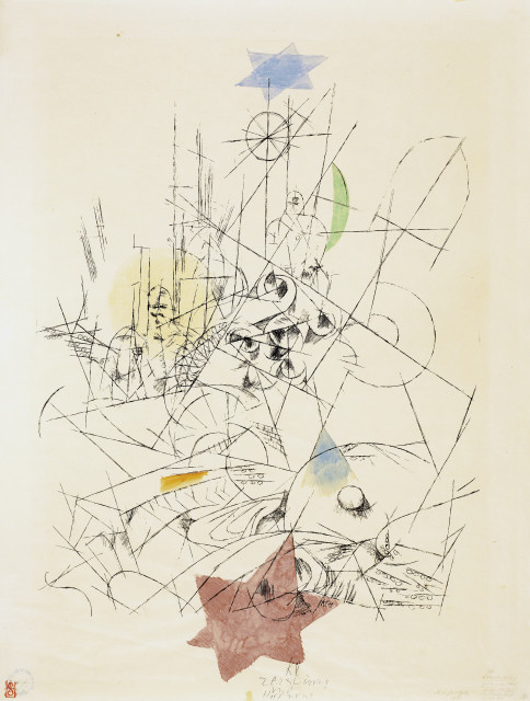 Paul Klee : Zerstörung und Hoffnung, 1916 - Werknummer 1916.55 