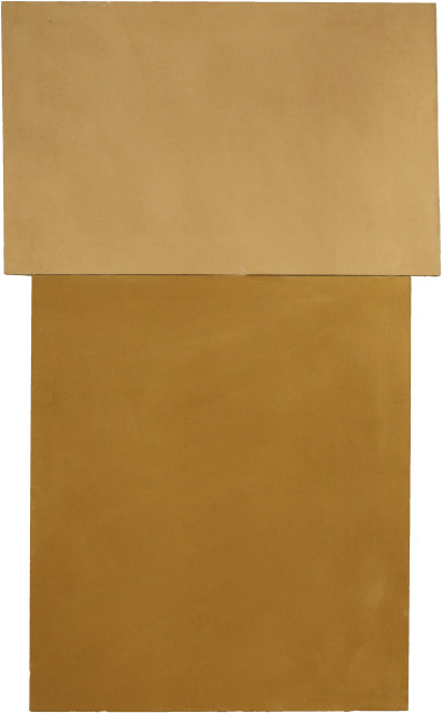 Richard Tuttle  : Light Brown, Dark Brown , 1964