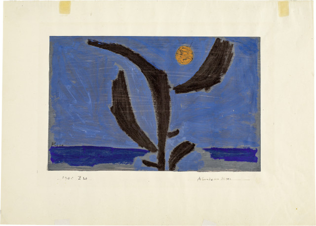 Paul Klee : Abends am Meer, 1940 - work number 1940.20 (Z 20)