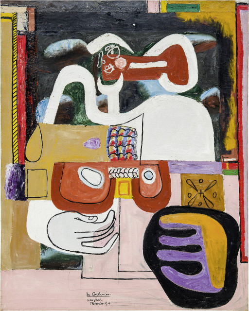 Le Corbusier  : Figure 1 ou Ozon et Georges IV , 1947 