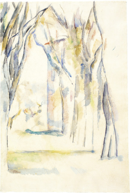 Paul Cezanne  : L'Allée des marronniers au Jas de Bouffan , 1890-1895 