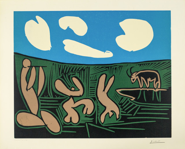 Pablo Picasso  : Bacchanale à l'acrobate , Cannes, November 1959