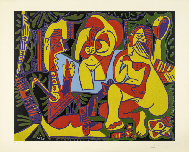 Pablo Picasso  : Le Déjeuner sur l'herbe, d'après Manet. I , Mougins, 26. Januar und 13. März 1962 