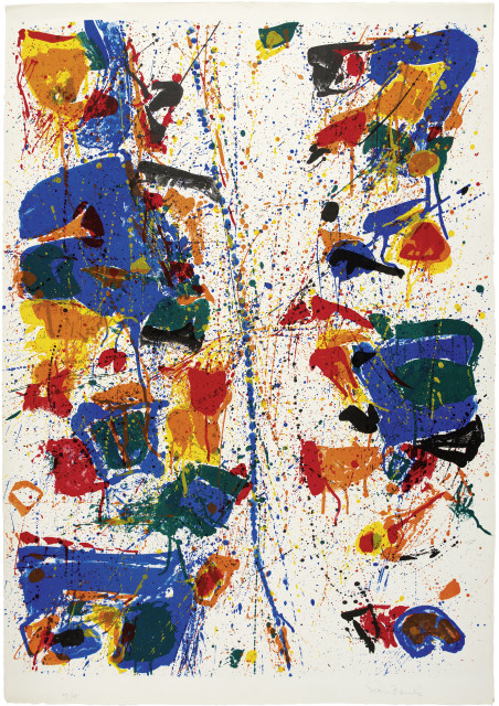 Sam Francis  : The White Line , 1960
