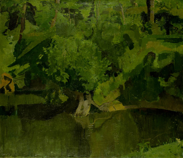 Werner Neuhaus  : Waldteich , c. 1921
